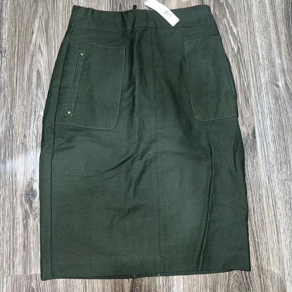 DE Collection Army Green High Waist Utility Y2K Style Skirt